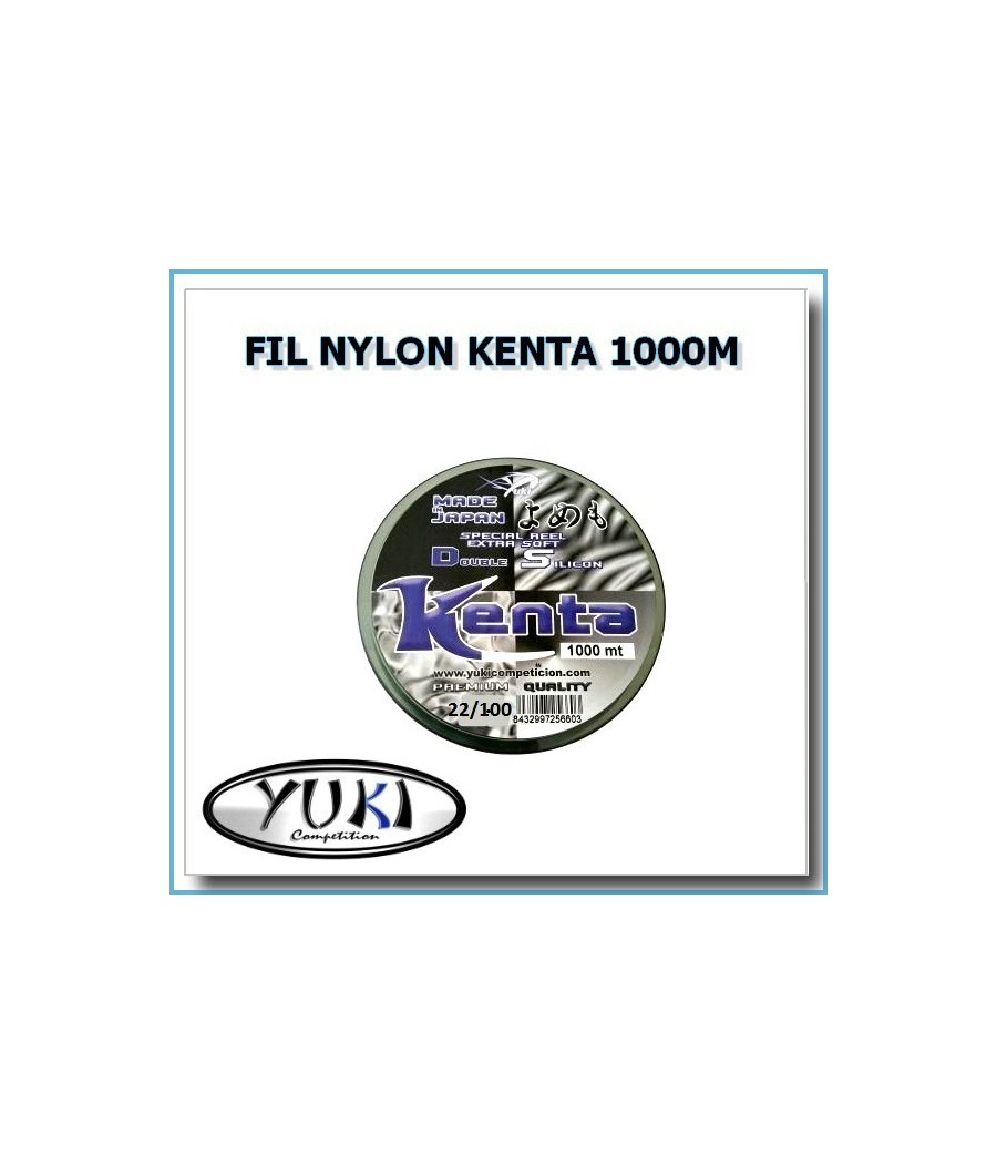 NYLON YUKI KENTA RED 0.26 MM 1000 M 10.900 KG
