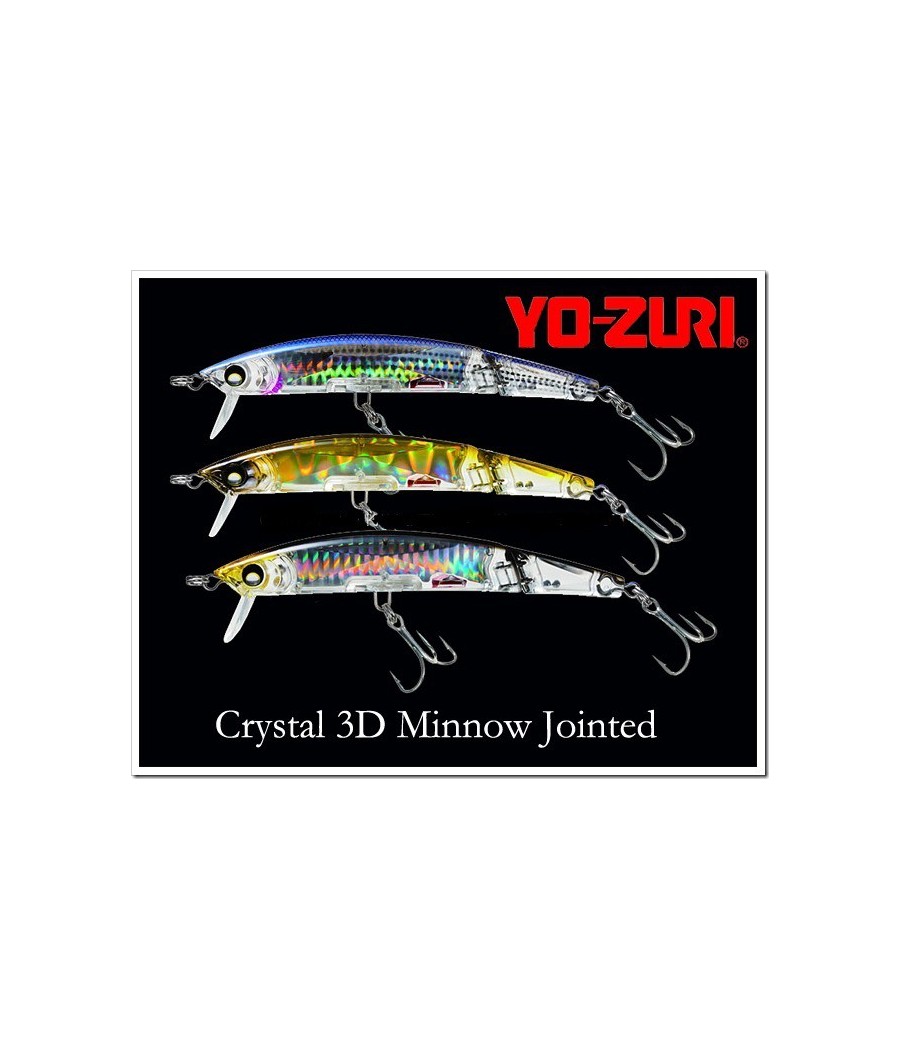YO-ZURI -  Crystal 3D Minnow DD Jointed 13