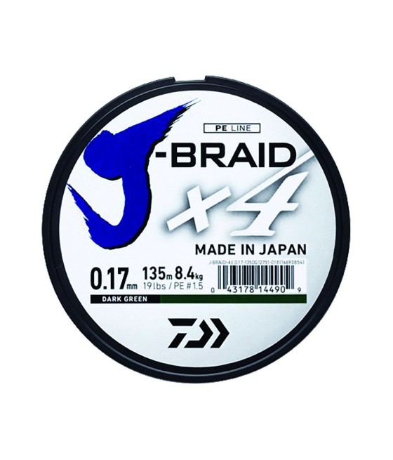 DAIWA J-BRAID VERSION 4 BRINS 