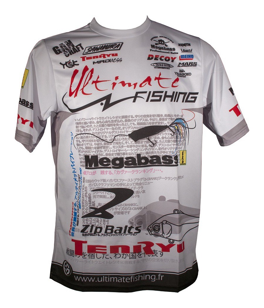 ULTIMATE FISHING - TEE SHIRT  COMPETITION - BLANC